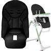 Xiixuuj Cuscino per seggiolone, per sala da pranzo, per bambini, in pelle PU, rivestimento di ricambio per Peg-Perego Siesta Zero3 Baoneo Kosmic Ja-né