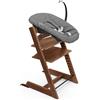 Stokke Sedia Tripp Trapp di Stokke (Warm Brown) con Newborn Set (Anthracite) - Per neonati fino a 9 kg - Confortevole, sicuro e facile da usare