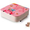 FANSU Cuscino Rialzo da Sedia per Bambini, Fansu Comodo e Facile da Pulire Smontabile Regolabile Cuscino Alzasedia Seggioloni Cuscino Seduta per Sedia da Giardino (Coniglietto rosa,40x40x10cm)