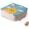 FANSU Cuscino Rialzo da Sedia per Bambini, Fansu Comodo e Facile da Pulire Smontabile Regolabile Cuscino Alzasedia Seggioloni Cuscino Seduta per Sedia da Giardino (Pollo giallo,40x40x10cm)
