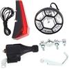 Muzrunq Luci Dinamo della Bici Set di fari in Bici Bicycle Dynamos Fiocella Anteriore Luci da Bici da Bici Accessori per Ciclismo LED LED Posteriore
