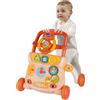 Willonin Girello per bambini, passeggino per bambini, centro di attività di apprendimento precoce per bambini, giocattoli educativi multifunzionali, per bambini e ragazze, rosa