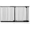 Safetots Cancelletto di Sicurezza Elite, 125cm - 134cm, Nero Opaco, Cancelletto di Sicurezza a Pressione per Scale, Cancelletto per Bambini per Porte, Barriera di Sicurezza, Installazione Facile