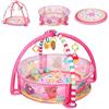 Kikka Boo Kikkaboo Arco giochi 30 palline Tappeto da gioco Piscina con palline Giocattoli rimovibili, colorazione:rosa rosato