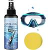 Generico Spray Antiappannante per Occhialini da Nuoto | Spray Antiappannante per Maschere da Nuoto | Liquido Idrorepellente Portatile 100ml per Atleti Snorkeling Immersione Allenamento Piscina
