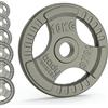 Body Revolution Olympic, Pesi olimpici in ghisa con fori da 5,1 cm, 10kg x 2