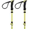Ferrino Ortles, Bastoncini trekking pieghevoli e telescopici, dimensioni 115-135 cm, chiuso 40 cm, per escursionismo e hiking UNI