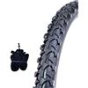 Deestone EBB26MAD COPERTONE 26 X 1.90 Nero MTB Bici Bicicletta Mountain Bike + Camera d'Aria 47-559
