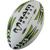Ram Rugby - Pallone da rugby per allenamento squadra - Taglia 2,5-3-D Grip per passaggio e presa - Adatto per bambini dai 3 ai 6 anni - Stessa costruzione del pallone normale - Colore: verde lime e