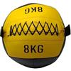 DONATIF Palla medica fitness 8 Kg wall ball Multifunzione, Palla medica 8 kg in Ecopelle, Gym ball palle mediche crossfit