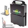 WILLQ Batteria per transpallet Elettrico 48V 20Ah 30Ah Batteria al Litio per Carrello elevatore 3500+ cicli BMS Intelligente Integrato per Kit Motore da 250W 500W 750W 1000W 1500W,48v20ah
