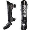 Booster Fightgear Booster Paratibia e Piede V3 Nero per MMA Muay Thai Full Contact (L)