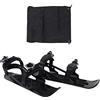 Akozon Mini Pattini da Sci, da Fissare Agli Scarponi da Sci per Piste da Discesa Sport Invernali per Bambini Scarpe da Sci Regolabili (BLACK)