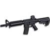 Buosha Golden Eagle Replica M16 M4A1 Arma Airsoft elettrica AEG Metal Gear Box 662 Potenza 0,50 Joule Airsoft Paintball Caccia Sopravvivenza Bushcraft Camping Outdoor 35809 + Porta Bottiglia in Regalo