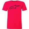 Alpinestars Ageless Classic Tee T-Shirt, Uomo, Red/Black, XXL