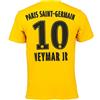 PSG Paris Saint Germain - Maglietta del Paris Saint Germain di Neymar Jr., collezione ufficiale, per uomo adulto, Uomo, giallo, M