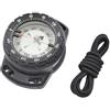 Gdfnmogo Bussola di navigazione subacquea leggera e portatile, impermeabile, professionale, accessorio per strumento subacqueo (nero)