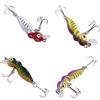 Soytich 10 x Wobbler 4,5 cm, Esche Finte Imitazione di insetti, per trota e pesce persico 10 x LKA013