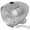 Tomotato Faro per Bici Vintage, 3 LED Lampada Frontale per Bici retrò Lampada per Bicicletta Luce Bici Anteriore Antinebbia con Staffa Fisso per Bicicletta per Strada e Montagna