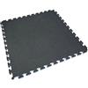 Generico Tatami Sportivi Ad Incastro Nero/Grigio, 100x100x3 cm, con Cornice Perimetrale - Materassino per Palestra, Workout, Ginnastica - Protezione per Pavimenti, Lavabile e Reversibile