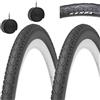 ECOVELO 2 Copertoni 700 x 35 C + Camere Pneumatici Demi Slick Gravel Bike City Bike Stradale Trekking Bicicletta Adulto Turismo