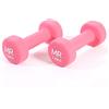 Rebecca Mobili Set Pesi Dumbbell Rosa, Ghisa Neoprene, Impugnatura Ergonomica, Per Body Building Casa Palestra - 2 x 1,5 kg - Art. SP5020