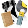 wortek Set per la pulizia della barca, in cucina, chimica, barca, per la pulizia della barca, 1 l, spugna di lavaggio e panno asciutto