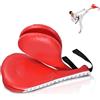 HERCHR Kick Pads Taekwondo, Colpitore Doppio Training Target Pad di Addestramento per Karatè, Boxe, Taekwondo, Arti Marziali e Altri Esercizi (2)