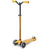 Micro Maxi micro™ Deluxe Pro LED | L'originale | Monopattino per bambini a partire dai 5 anni | Monopattino premium da 5 a 7 anni | Manubrio regolabile in altezza | Kickboard Scooter | 5 6 7 anni (giallo