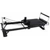 Spetebo Pilates Reformer - Macchina pieghevole con 5 molle - 190 x 57 cm - Attrezzatura per allenamento a casa, portata fino a 125 kg - Yoga Home Trainer per allenamento in posizione sdraiata