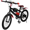kangten Bicicletta MTB per bambini 20 pollici freno a disco 6 velocità mountain bike bici da città, rosso per ragazze e ragazzi