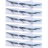 generico Artificiali Pesca Traina Spinning Esca Spigola Serra Gomma Aguglia Kit 6 Pz. Cm. 17