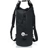 your GEAR Dry Bag - Zaino impermeabile con spallacci, maniglia per il trasporto, valvola di compressione/gonfiaggio, galleggiante, 20 l