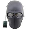 WISEONUS Tattico Softair Paintball CS Gioco di Guerra Maschera Protettiva Halloween Cosplay Maschere a Pieno facciale Attrezzature (Nero)
