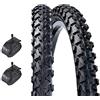 DSI 2 COPERTONI MTB 26 X 1.90 (50-559) + CAMERE CON VALVOLA AMERICANA PNEUMATICI MOUNTAIN BIKE TASSELLATI