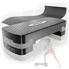 Physionics Stepper gradino aerobico fitness con altezza regolabile da ca. 10 - 15 cm