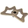 Leeadwaey Piscina Snooker Biliardo Tavolo Bastone Stecca Ponte Testa In Ottone Corona Holder Resto