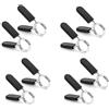 Vinciann 8 (4 Coppie) Fermadischi Molla a Farfalla per manubri Barre bilancieri Body Building Ferma Pesi Diametro 30mm