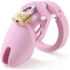 Generico Gabbia di Protezione per Allenamento Rosa, Accessori Fitness per Uomo, Morbida e Confortevole con Cinque Anelli - A5