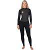 GUL Muta da Donna G-Force Back Zip 3mm - Nera - Pannelli 100% D-Flex per Una Maggiore Durata - Collo Regolabile in Velcro® Brand Touch Fastener
