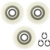 Chuancheng 3Pcs Nylon 36Denti 36T E-Bike Ruota Mozzo Motore Planetario Ingranaggi W/Cuscinetto per Bafang 8-Fun Motor