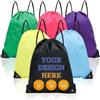 Novalith 20-500 Pezzi Sacchi con Coulisse Personalizzati, Zaini con Logo e Testo,Gadget Pubblicitario Aziendale Omaggio Clienti, Perfetta per Allenamento e Fitness all'Aperto, Confezione all'ingrosso
