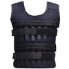 Generic Gilet ponderato da 20 kg, con carico regolabile, per esercizi di carico, allenamento, allenamento, fitness, pesi - non include piastre in acciaio