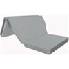 K´Foam Store Materasso in schiuma extra resistente compatibile con Tesla Model Y e Model 3, pieghevole in 3 parti, tessuto grigio OEKOTEX, campeggio moda perfetta per auto/campeggio
