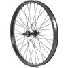 KHEbikes KHE BMX Ruota anteriore nera anodizzata, larghezza 35 mm, cerchio in alluminio 7005 TDI 36 fori, asse da 10 mm