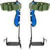 TESUGN Tree Climbing Spike - Set di attrezzi per arrampicata su albero, con cintura di sicurezza, cinturino per piedi e cinturino alla caviglia, altezza regolabile, corda di sostegno, ramponi, punte