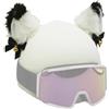 Generic Copri casco da snowboard | per casco con campane orecchie di gatto | Copertura elastica lavabile per casco decorazione per sci snowboard skateboard