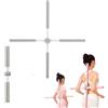generico Bastone Pilates Yoga correttivo Posturale per la Schiena, Ginnastica Correttiva Corpo Libero, Grigio