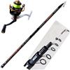 Generic Canna Pesca Surfcasting Beach Ledgering Mare fondo Scogliera Bombarda kit Mt. 4,20 Gr. 60/120