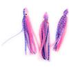 SOGNO DI VENERE POLIPETTI Finti per Spinning O TRAINA con ANCORETTA PZ 3 Colore Viole E Fucsia CM 5